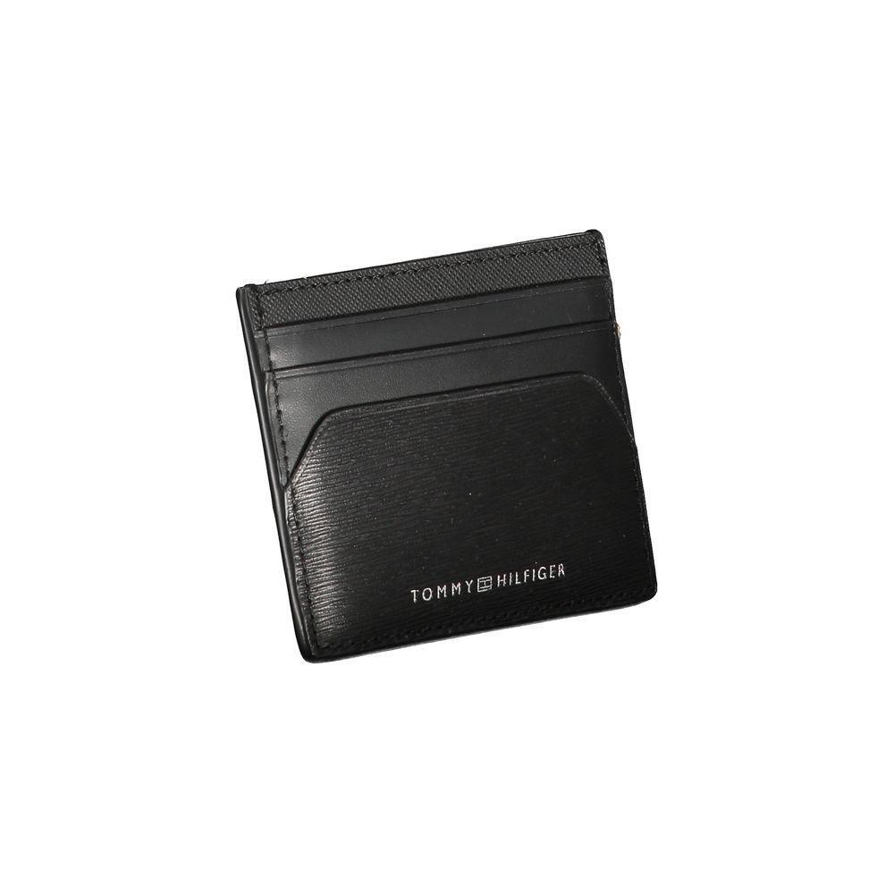 Tommy Hilfiger Black Leather Wallet TO-32181
