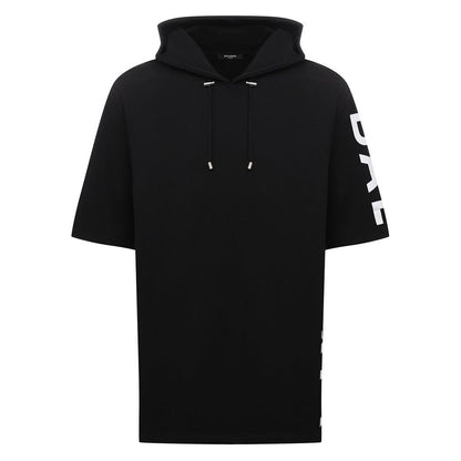 Balmain Black Cotton Sweatshirt