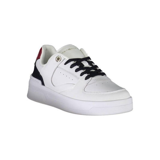 Tommy Hilfiger White Leather Women Sneaker TO-20368-EU37/US7