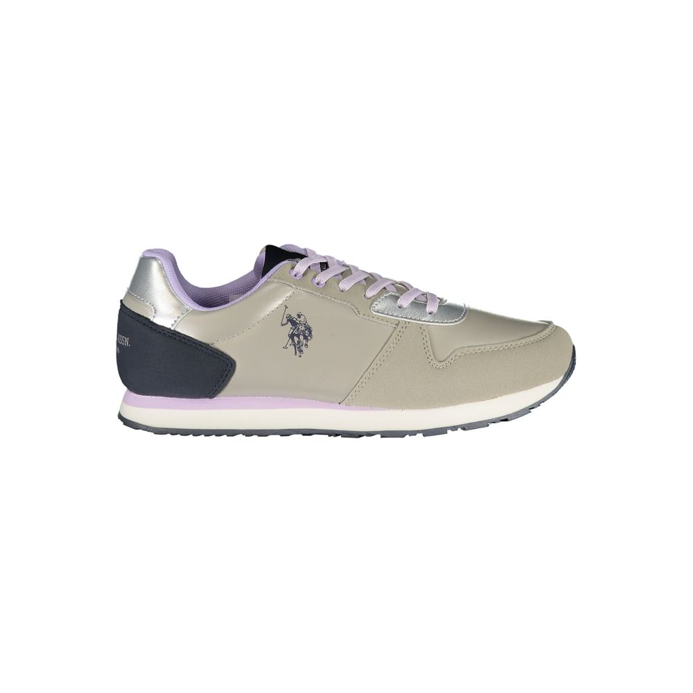 U.S. POLO ASSN. Gray Polyester Sneaker