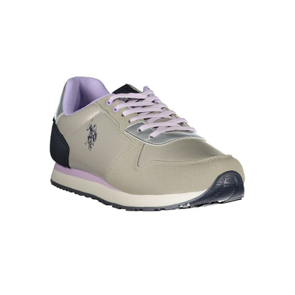 U.S. POLO ASSN. Gray Polyester Sneaker