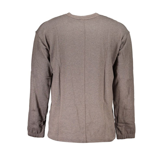 Calvin Klein Chic Brown Brushed Logo Sweatshirt CA-25211-S