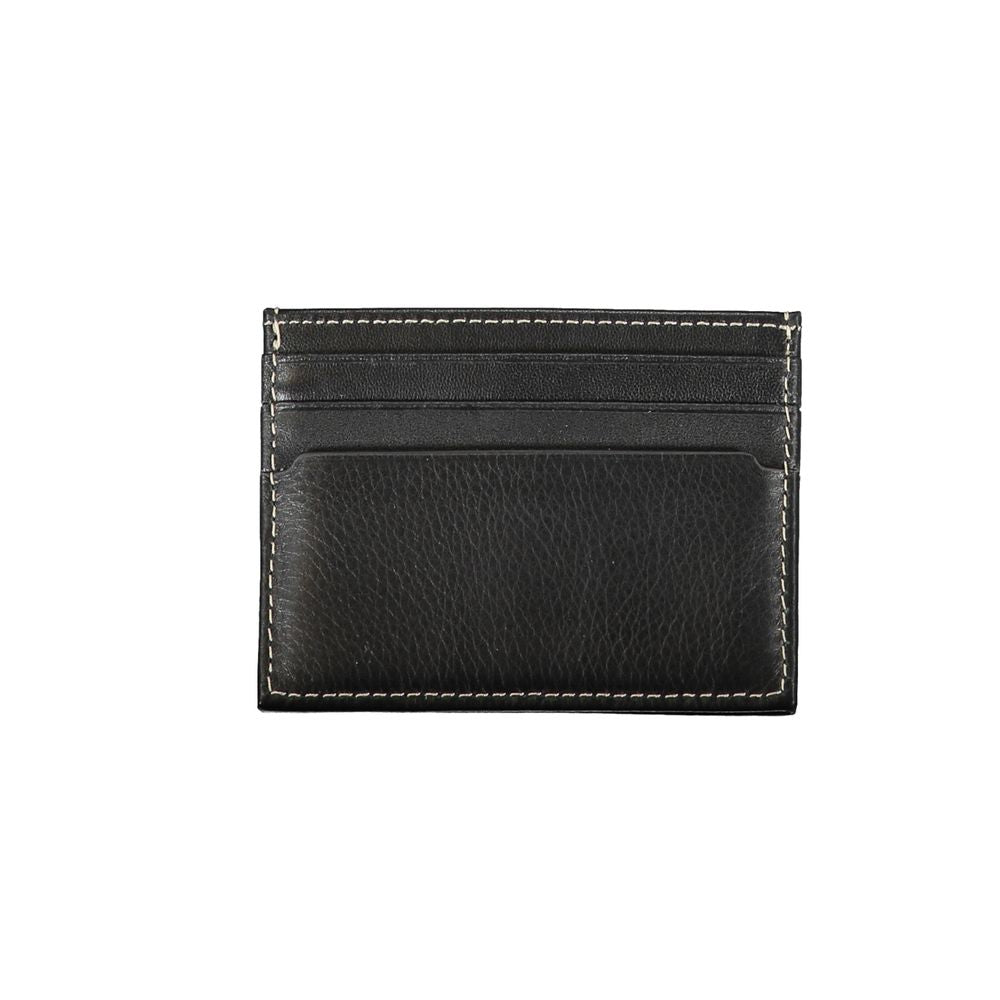 Tommy Hilfiger Black Leather Men Wallet TO-25987