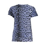 Cavalli Class Light Blue Cotton Women Top CA-26781-XS