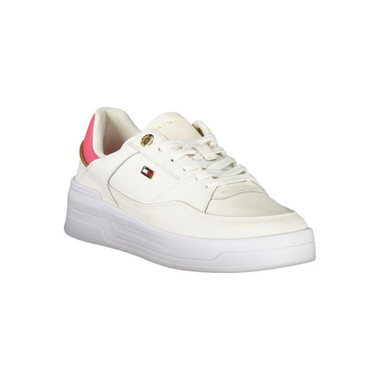 Tommy Hilfiger White Polyethylene Women Sneaker TO-33539-EU36/US6
