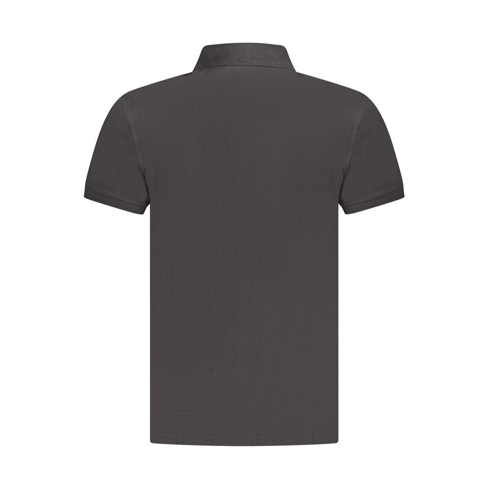 Timberland Black Cotton Polo Shirt