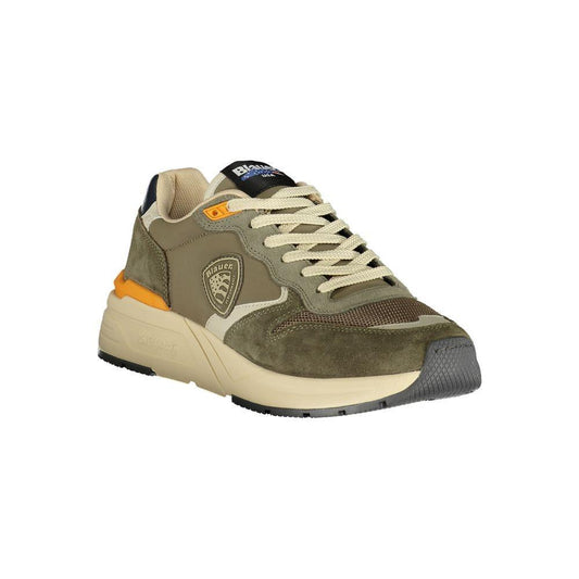 Blauer Green Polyester Men Sneaker BL-35536-EU40/US7
