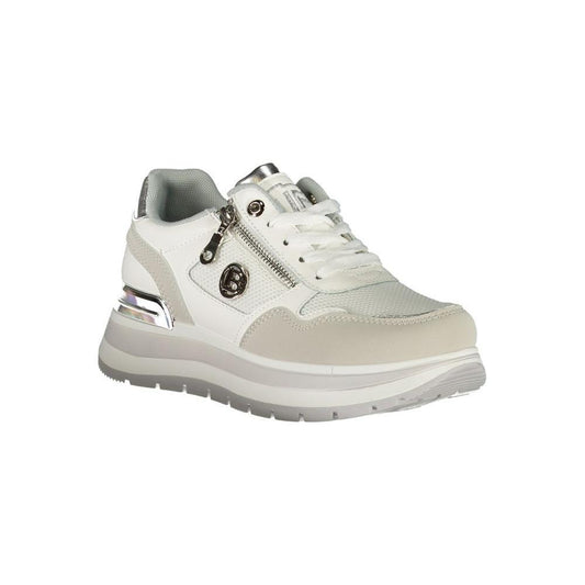Laura Biagiotti White Polyester Women Sneaker LA-36493-EU37/US7