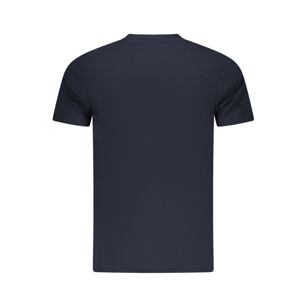 Cavalli Class Blue Cotton Men T-Shirt CA-36708-M