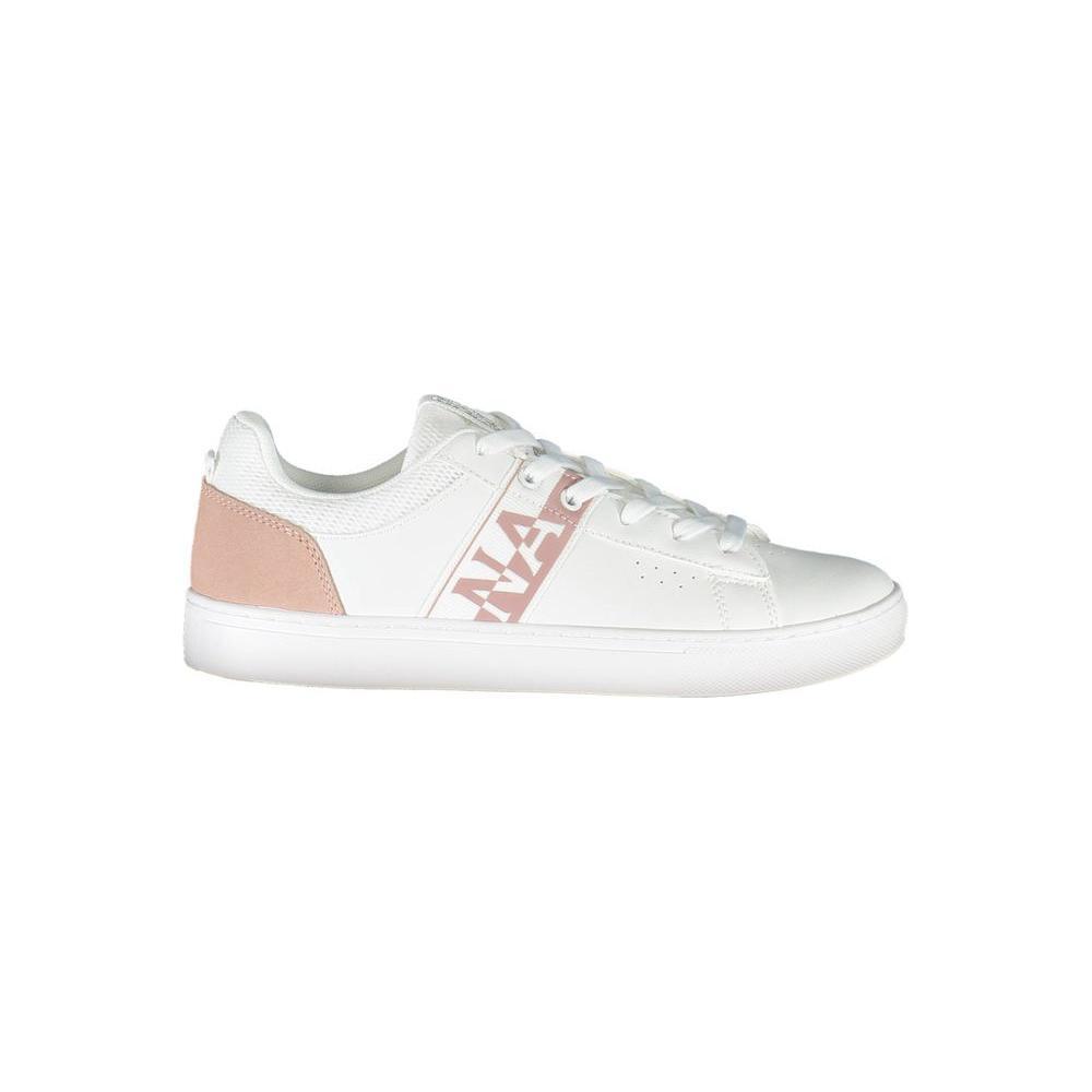 Napapijri White Leather Women Sneaker NA-38192-EU36/US6