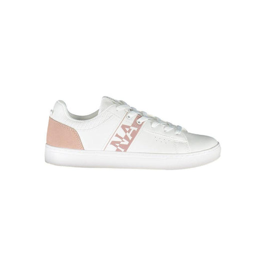 Napapijri White Leather Women Sneaker NA-38192-EU36/US6