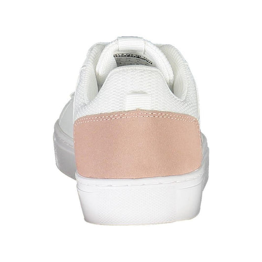 Napapijri White Leather Women Sneaker NA-38192-EU36/US6