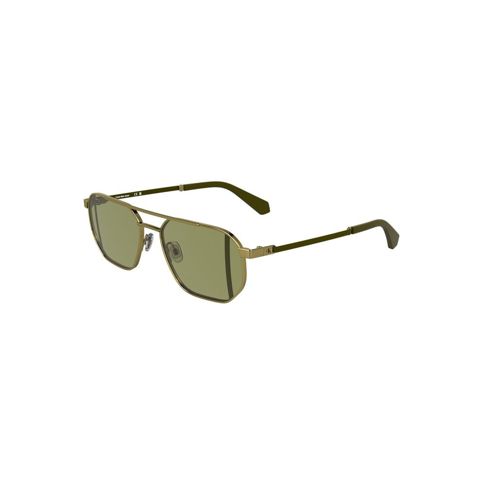 Calvin Klein Gold Metal Men Sunglass