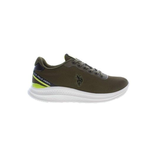 U.S. POLO ASSN. Green Polyester Men Sneaker US-37664-EU41/US8
