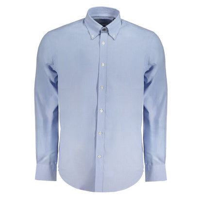 Harmont & Blaine Blue Cotton Shirt
