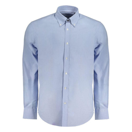 Harmont & Blaine Light Blue Cotton Men Shirt HA-31537-S