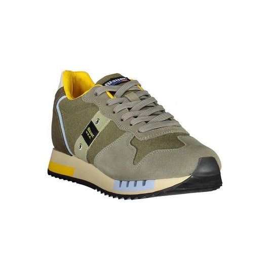 Blauer Green Leather Men Sneaker BL-20659-EU44/US11