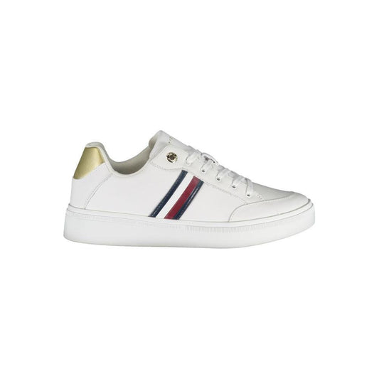 Tommy Hilfiger White Leather Women Sneaker TO-25010-EU38/US8