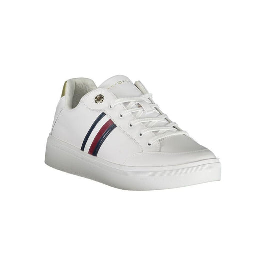 Tommy Hilfiger White Leather Women Sneaker TO-25010-EU38/US8