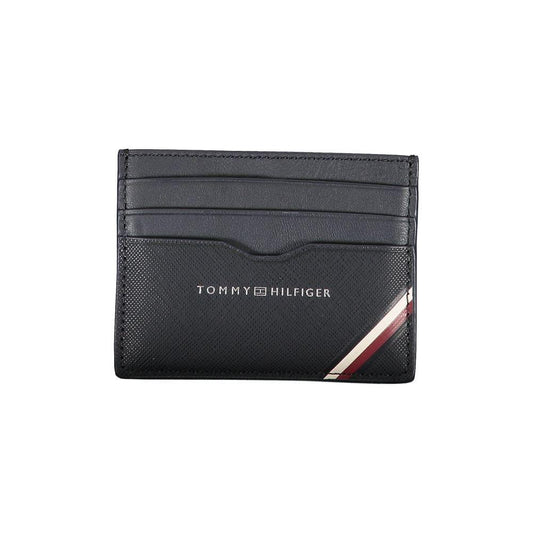 Tommy Hilfiger Blue Leather Men Wallet TO-25972