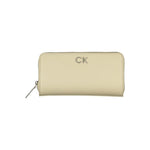 Calvin Klein Elegant Beige Zip Wallet with RFID Blocking CA-27552