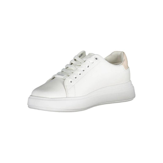 Calvin Klein White Leather Women Sneaker CA-37315-EU38/US8