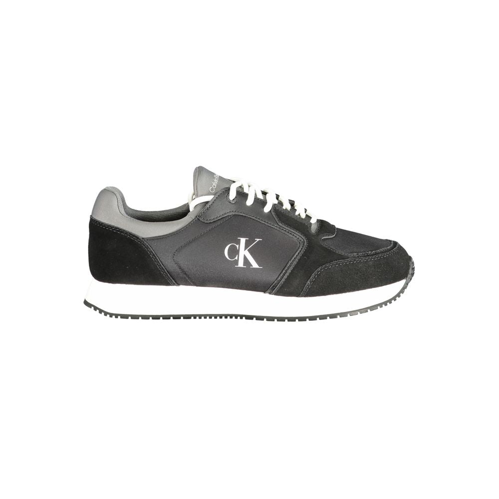 Calvin Klein Black Leather Men Sneaker CA-33707-EU40/US7