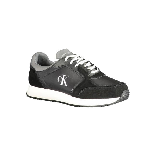 Calvin Klein Black Leather Men Sneaker CA-33707-EU40/US7