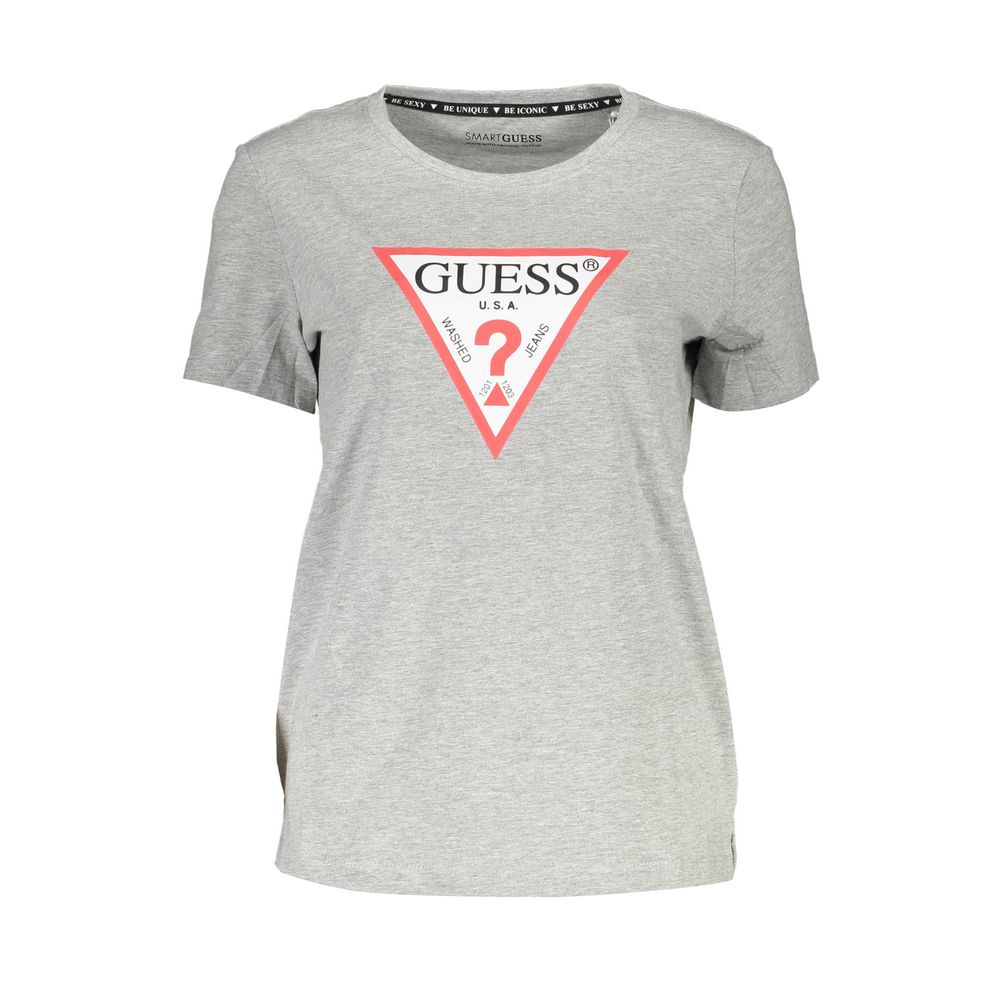 Guess Jeans Gray Cotton T-Shirt