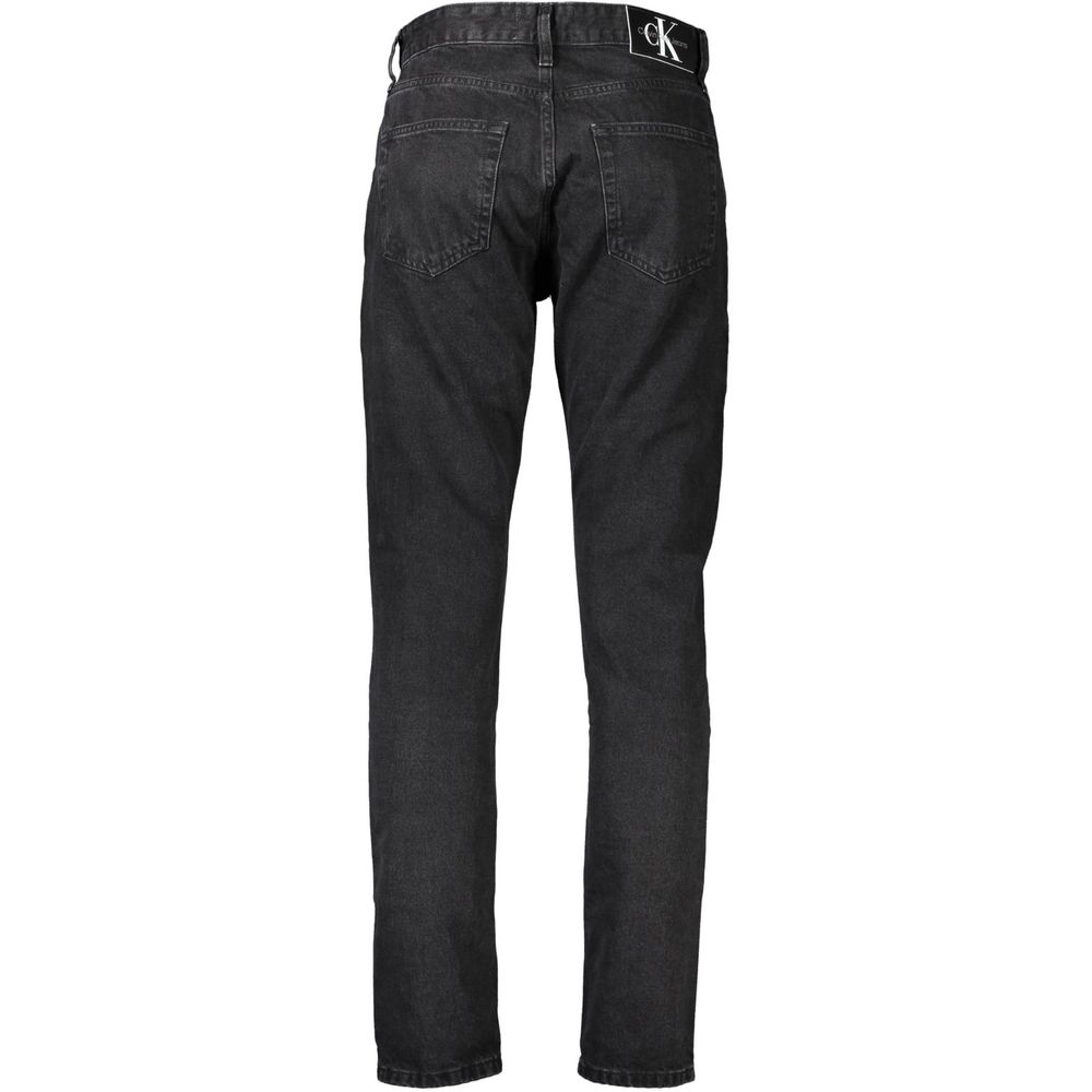 Calvin Klein Black Cotton Men Jeans