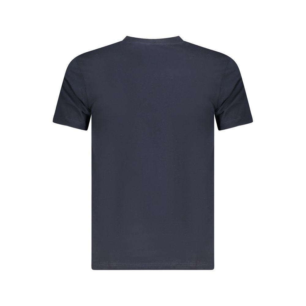 Cavalli Class Blue Cotton Men T-Shirt CA-36695-M