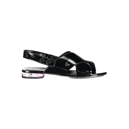 Calvin Klein Black Polyethylene Sandal