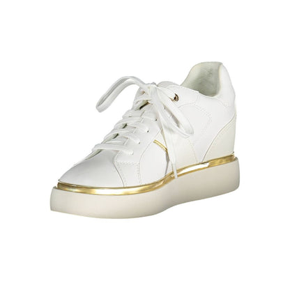 U.S. POLO ASSN. White Polyester Sneaker