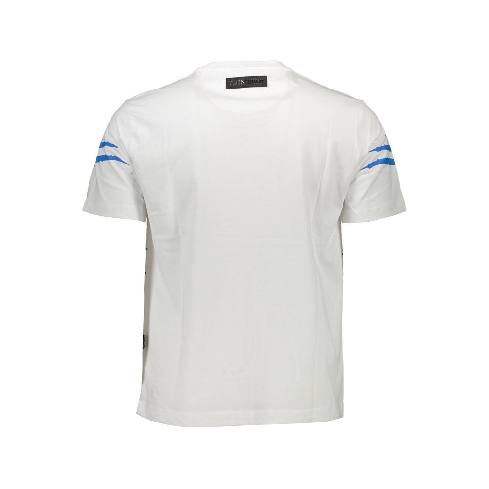 Plein Sport White Cotton T-Shirt