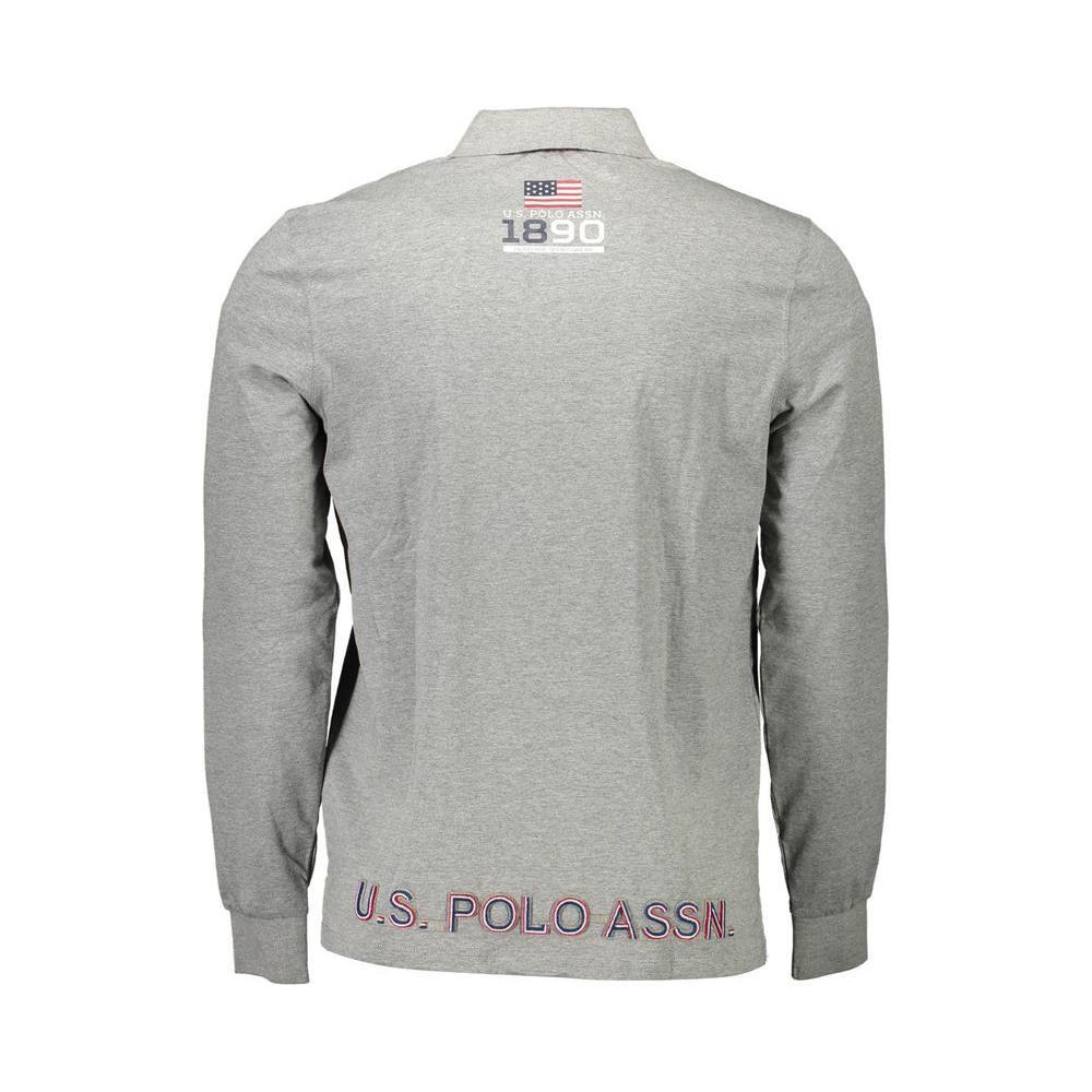 U.S. POLO ASSN. Gray Cotton Polo Shirt