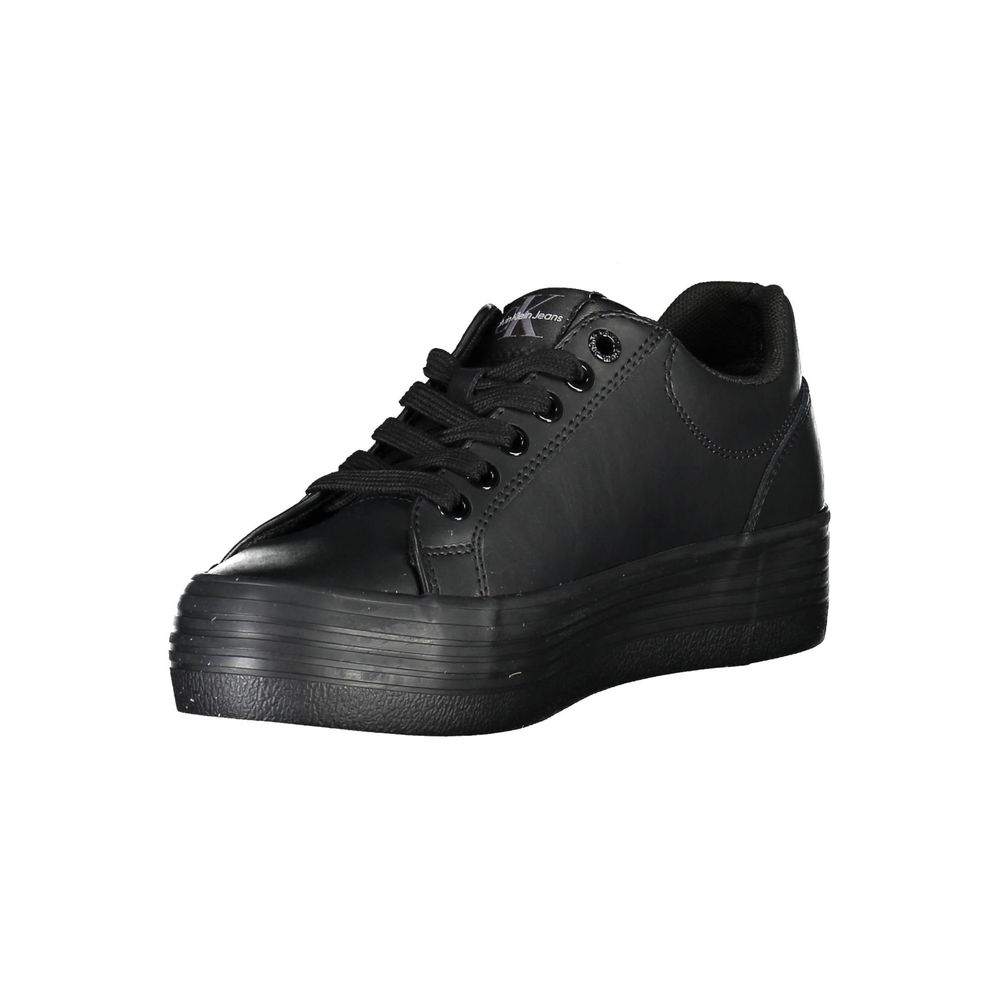 Calvin Klein Black Polyester Sneaker
