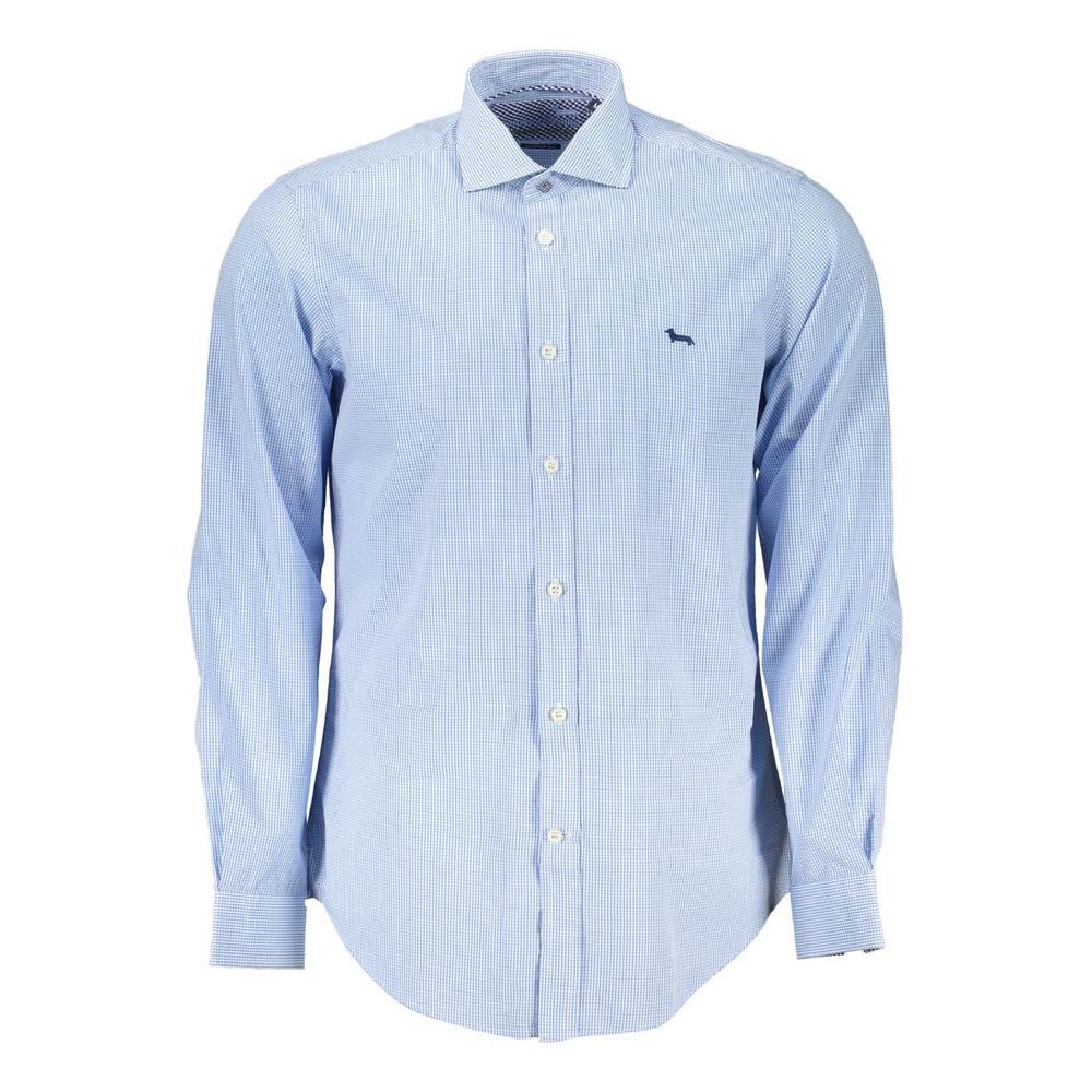 Harmont & Blaine Light Blue Cotton Men Shirt HA-23724-XXL