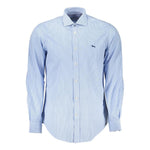 Harmont & Blaine Light Blue Cotton Men Shirt HA-23724-XXL