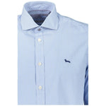 Harmont & Blaine Light Blue Cotton Men Shirt HA-23724-XXL