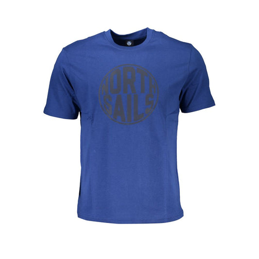 North Sails Blue Cotton T-Shirt NO-27262-S