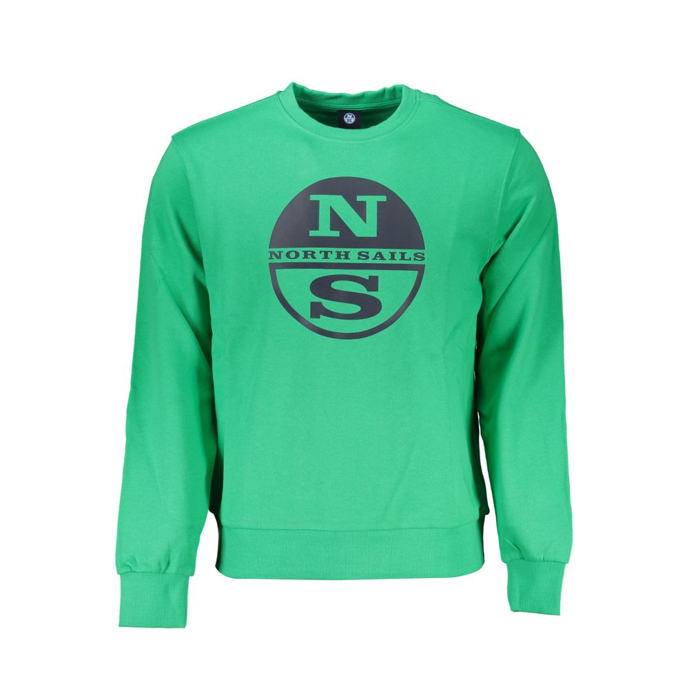 North Sails Green Cotton Sweatshirt