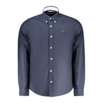 North Sails Blue Cotton Men Shirt NO-35798-S