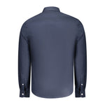North Sails Blue Cotton Men Shirt NO-35798-S