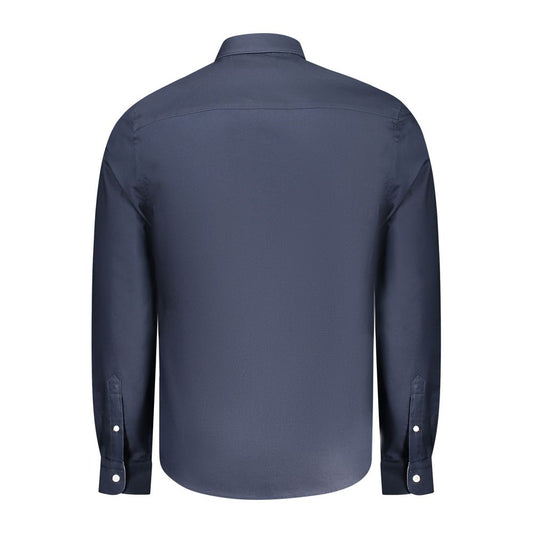 North Sails Blue Cotton Men Shirt NO-35798-S