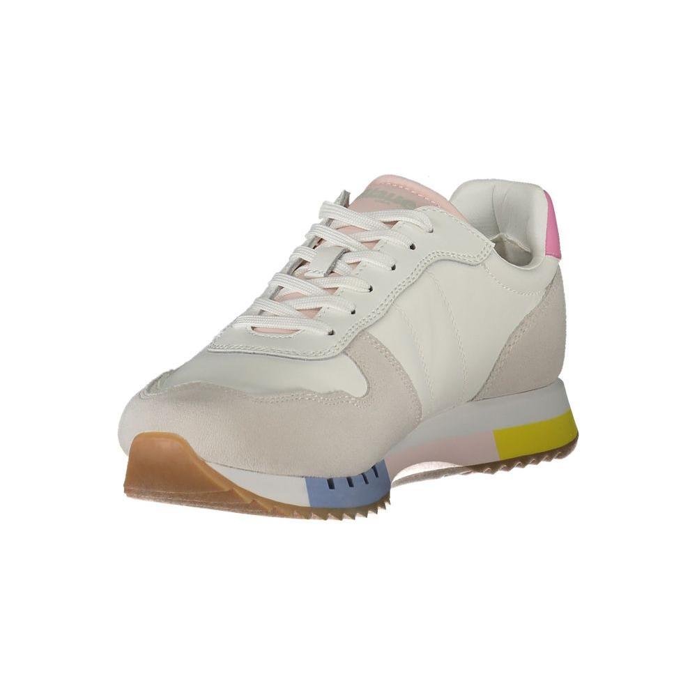 Blauer White Leather Women Sneaker BL-36044-EU38/US8