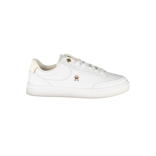 Tommy Hilfiger White Leather Women Sneaker TO-36772-EU37/US7