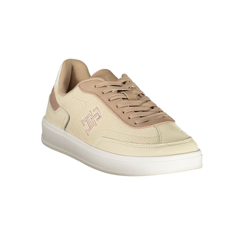 Tommy Hilfiger Beige Polyester Sneaker