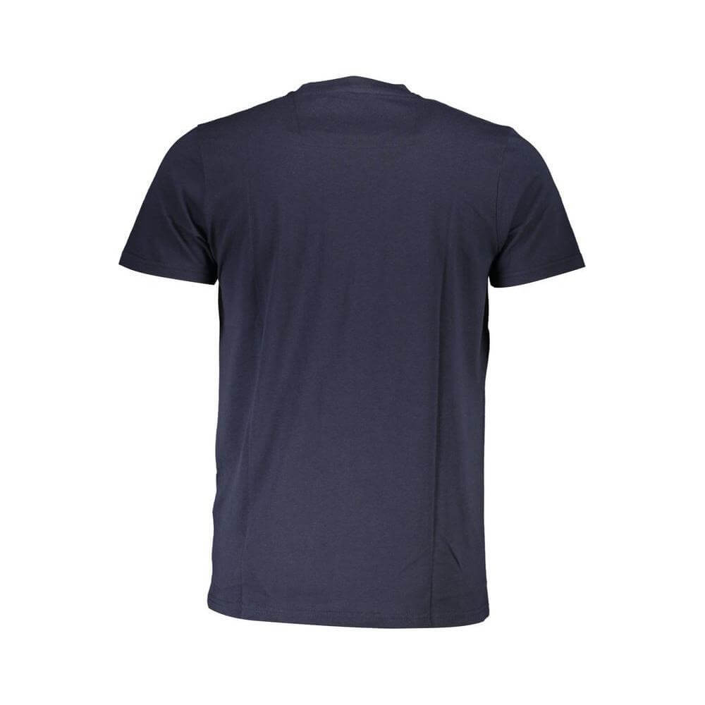 Cavalli Class Blue Cotton Men T-Shirt CA-37478-L