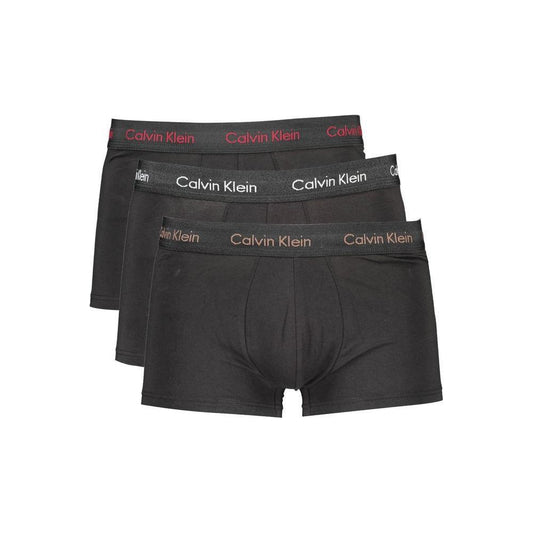 Calvin Klein Black Cotton Men Boxer CA-37707-S