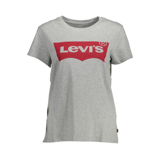 Levi's Gray Cotton T-Shirt